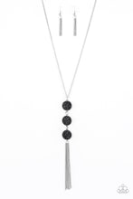 Load image into Gallery viewer, Paparazzi&#39;s Triple Shimmer - Black necklace
