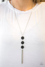 Load image into Gallery viewer, Paparazzi&#39;s Triple Shimmer - Black necklace
