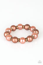 Load image into Gallery viewer, Paparazzi&#39;s So Not Sorry - Copper Pearl bracelet
