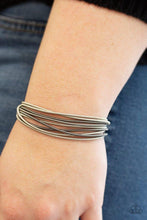 Load image into Gallery viewer, Paparazzi&#39;s Mainstream Maverick - Silver bracelet
