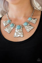 Load image into Gallery viewer, Paparazzi&#39;s Cougar - Blue necklace
