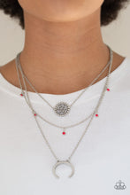 Load image into Gallery viewer, Paparazzi&#39;s Lunar Lotus - Pink necklace
