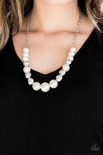 Load image into Gallery viewer, Paparazzi&#39;s Take Note - White Pearl necklace
