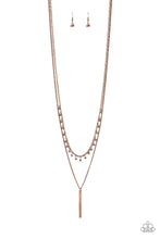 Load image into Gallery viewer, Paparazzi&#39;s Keep Your Eye On the Pendulum - Copper necklace
