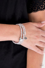Load image into Gallery viewer, Paparazzi&#39;s Really Romantic - Silver bracelet
