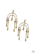 Load image into Gallery viewer, Paparazzi&#39;s ARTIFACTS Of Life - Brass post earrings
