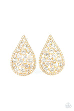 Load image into Gallery viewer, Paparazzi&#39;s REIGN-Storm - Gold post earrings
