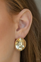 Load image into Gallery viewer, Paparazzi&#39;s Movie Star Sparkle - Gold post earrings
