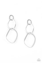 Load image into Gallery viewer, Paparazzi&#39;s Twisted Trio - Silver post earrings
