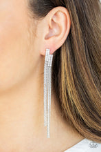 Load image into Gallery viewer, Paparazzi&#39;s Radio Waves - White post earrings
