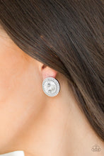 Load image into Gallery viewer, Paparazzi&#39;s What Should I BLING? - White post earrings
