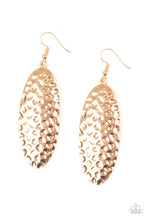 Load image into Gallery viewer, Paparazzi&#39;s Radiantly Radiant - Gold earrings
