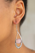 Load image into Gallery viewer, Paparazzi&#39;s The Greatest GLOW On Earth - Pink earrings
