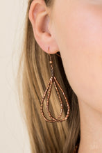 Load image into Gallery viewer, Paparazzi&#39;s Knotted Knockout - Copper Seed Beads necklace
