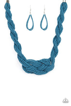 Load image into Gallery viewer, Paparazzi&#39;s A Standing Ovation - Blue Seed Beads necklace
