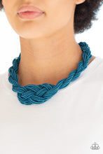 Load image into Gallery viewer, Paparazzi&#39;s A Standing Ovation - Blue Seed Beads necklace
