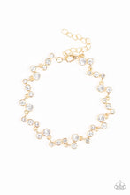 Load image into Gallery viewer, Paparazzi&#39;s Starlit Stunner - Gold bracelet
