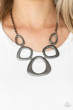 Load image into Gallery viewer, Paparazzi&#39;s Backstreet Bandit - Black necklace
