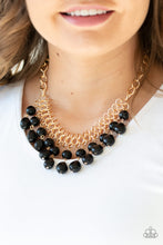 Load image into Gallery viewer, Paparazzi&#39;s 5th Avenue Fleek - Black necklace
