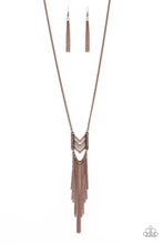 Load image into Gallery viewer, Paparazzi&#39;s Point Taken - Copper necklace
