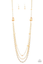 Load image into Gallery viewer, Paparazzi&#39;s Dare To Dazzle - Gold necklace
