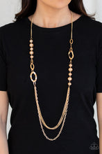 Load image into Gallery viewer, Paparazzi&#39;s Modern Girl Glam - Gold necklace
