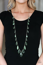 Load image into Gallery viewer, Paparazzi&#39;s GLOW And Steady Wins The Race - Green necklace
