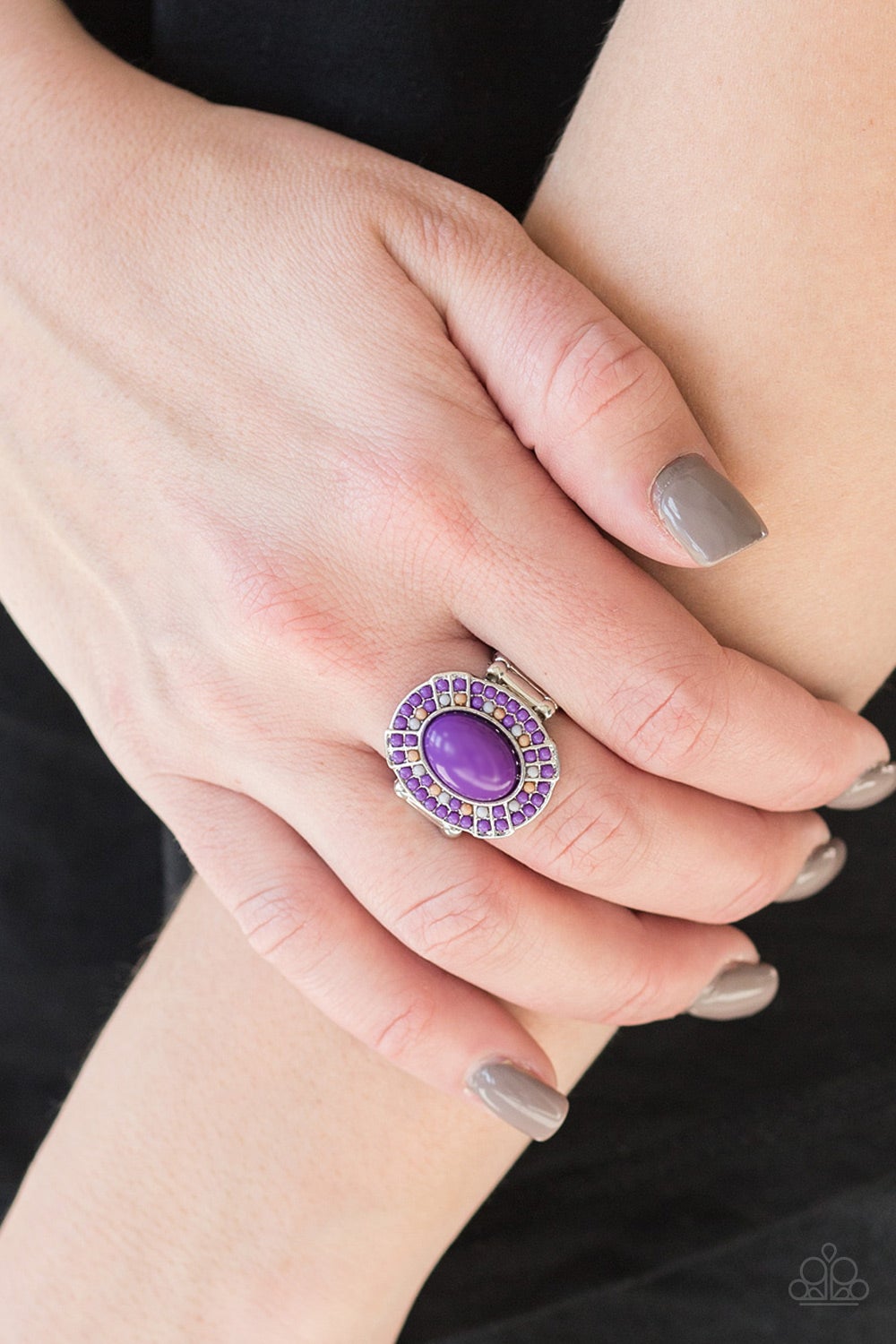 Paparazzi's Colorfully Rustic - Purple ring