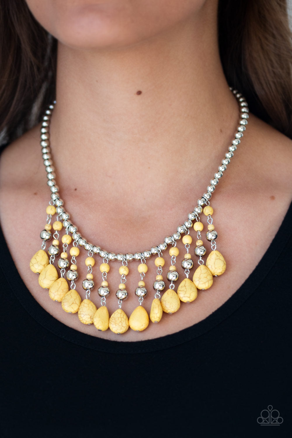 Paparazzi's Rural Revival - Yellow necklace