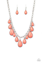 Load image into Gallery viewer, Paparazzi&#39;s Jaw-Dropping Diva - Orange necklace
