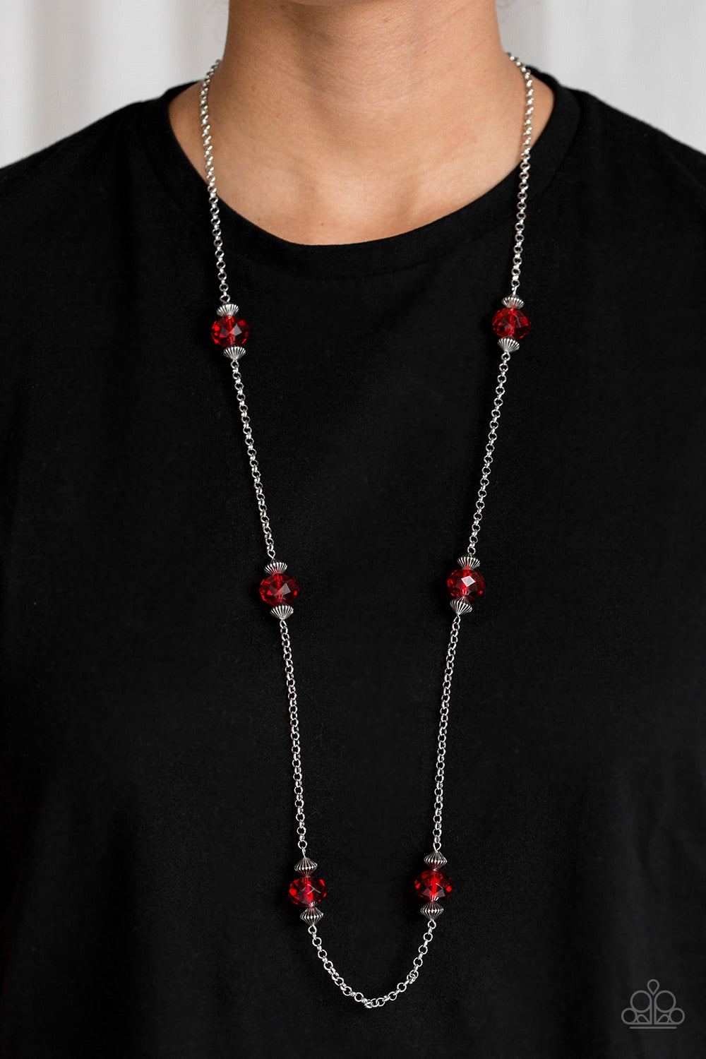 Paparazzi's Season of Sparkle - Red necklace