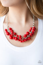 Load image into Gallery viewer, Paparazzi&#39;s Walk This BROADWAY- Red necklace
