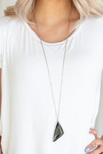 Load image into Gallery viewer, Paparazzi&#39;s Ultra Sharp - Silver necklace
