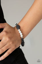 Load image into Gallery viewer, Paparazzi&#39;s Unwind - White Urban Men bracelet
