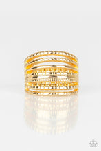 Load image into Gallery viewer, Paparazzi&#39;s Basic Maverick - Gold ring
