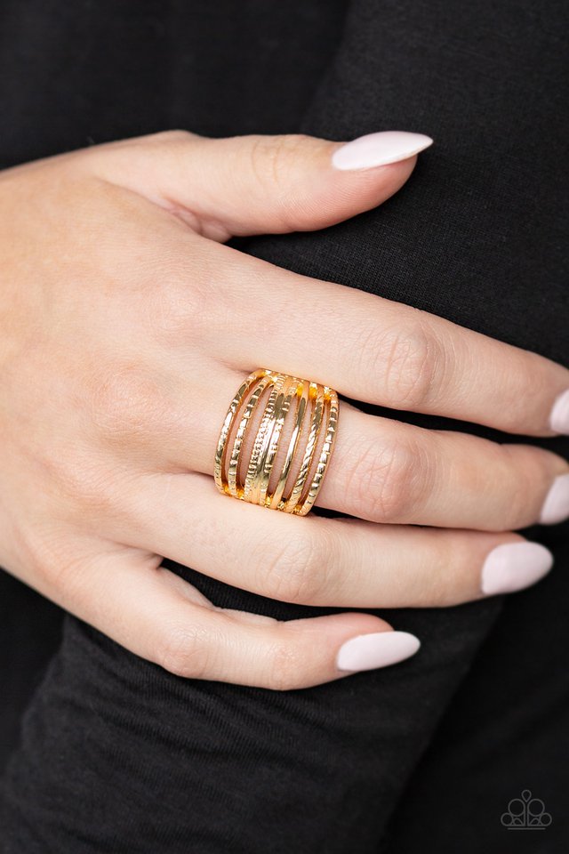 Paparazzi's Basic Maverick - Gold ring