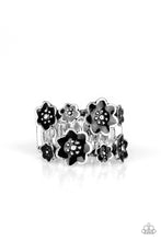 Load image into Gallery viewer, Paparazzi&#39;s Floral Crowns -Black ring
