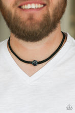 Load image into Gallery viewer, Paparazzi&#39;s Go Climb A Mountain - Blue Urban Men necklace
