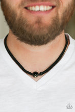 Load image into Gallery viewer, Paparazzi&#39;s Go Climb a Mountain - Black Urban Men Necklace
