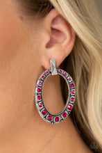 Load image into Gallery viewer, Paparazzi&#39;s All For GLOW - Pink earrings
