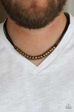 Load image into Gallery viewer, Paparazzi&#39;s On The TREASURE Hunt - Brown Urban Men Necklace
