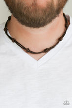 Load image into Gallery viewer, Paparazzi&#39;s In Or SCOUT - Brown Urban Men Necklace
