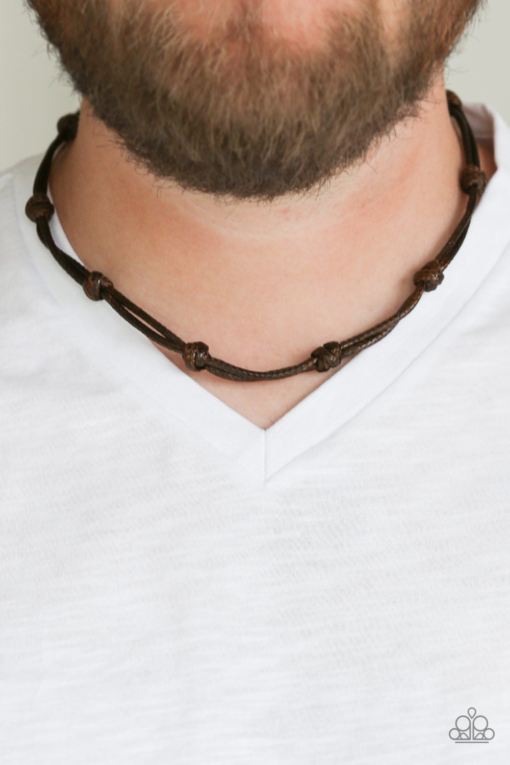 Paparazzi's In Or SCOUT - Brown Urban Men Necklace