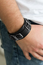 Load image into Gallery viewer, Paparazzi&#39;s Scout It Out - Black Urban Men bracelet
