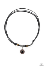 Load image into Gallery viewer, Paparazzi&#39;s Tiki Thunder - Black Urban Men necklace
