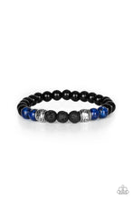 Load image into Gallery viewer, Paparazzi&#39;s Proverb - Blue Urban Men bracelet
