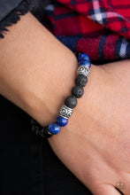 Load image into Gallery viewer, Paparazzi&#39;s Proverb - Blue Urban Men bracelet
