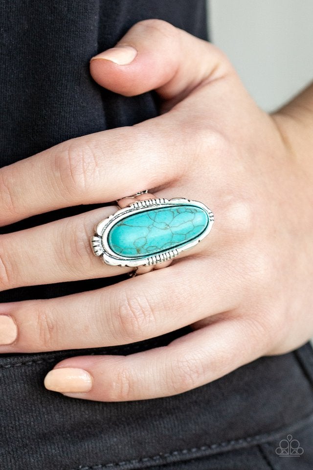 Paparazzi's Desert Thirst - Blue ring