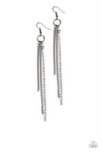 Load image into Gallery viewer, Paparazzi&#39;s Streamlined - Black earrings
