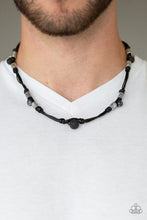 Load image into Gallery viewer, Paparazzi&#39;s Tiki Throwback - Black Urban Men Necklace
